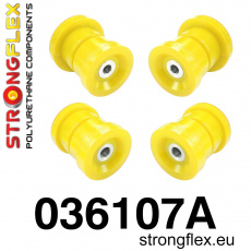 036107A: Strongflex Sada silentbloků uložení zadního nosníku varianta SPORT
