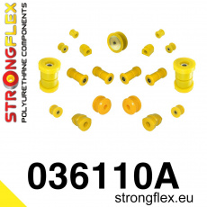 036110A: Strongflex Kompletní sada silentbloků pro zavěšení varianta SPORT