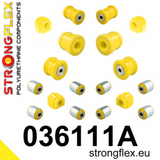 036111A: Strongflex Kompletní sada polyuretanových silentbloků pro zavěšení varianta SPORT
