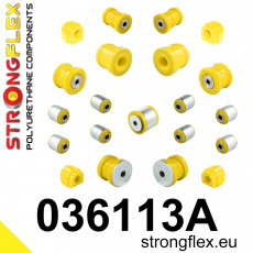 036113A: Strongflex Kompletní sada polyuretanových silentbloků pro zavěšení varianta SPORT