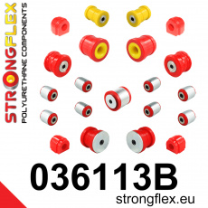 036113B: Strongflex Kompletní sada polyuretanových silentbloků pro zavěšení