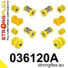 036120A: Strongflex Sada silentbloků zadního zavěšení varianta SPORT