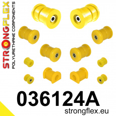 036124A: Strongflex Sada silentbloků zadního zavěšení varianta SPORT