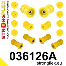 036126A: Strongflex Sada silentbloků zadního zavěšení varianta SPORT
