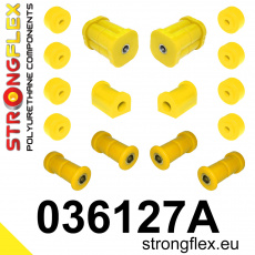 036127A: Strongflex Sada silentbloků zadního zavěšení varianta SPORT