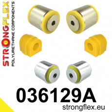 036129A: Strongflex Sada silentbloků předního zavěšení varianta SPORT