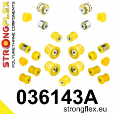 036143A: Strongflex Kompletní sada polyuretanových silentbloků pro zavěšení varianta SPORT 036143A: Strongflex Kompletní sada polyuretanových silentbloků pro zavěšení varianta SPORT