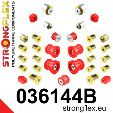 036144B: Strongflex Kompletní sada polyuretanových silentbloků pro zavěšení 036144B: Strongflex Kompletní sada polyuretanových silentbloků pro zavěšení