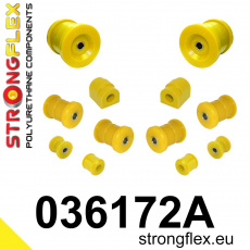 036172A: Strongflex Sada silentbloků zadního zavěšení varianta SPORT