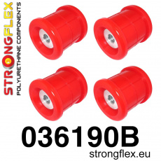 036190B: Strongflex Sada silentbloků zadního nosníku E39 Sedan