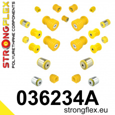 036234A: Strongflex Kompletní sada silentbloků pro zavěšení E39 Touring varianta SPORT
