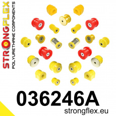 036246A: Strongflex Kompletní sada polyuretanových silentbloků pro zavěšení varianta SPORT