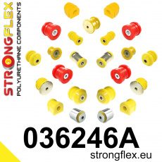 036246A: Strongflex Kompletní sada polyuretanových silentbloků pro zavěšení varianta SPORT