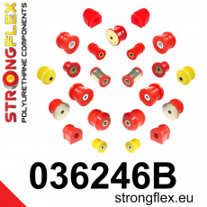 036246B: Strongflex Kompletní sada polyuretanových silentbloků pro zavěšení