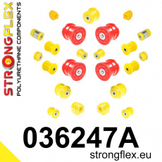 036247A: Strongflex Kompletní sada polyuretanových silentbloků pro zavěšení varianta SPORT