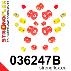 036247B: Strongflex Kompletní sada polyuretanových silentbloků pro zavěšení