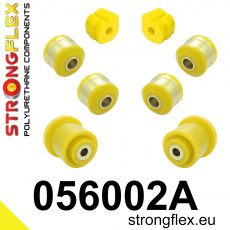 056002A: Strongflex Sada silentbloků předního zavěšení a zadního nosníku varianta SPORT