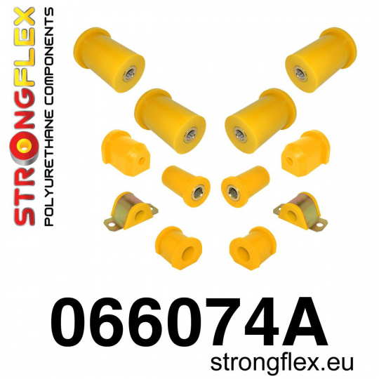066074A: Strongflex Kompletní sada silentbloků pro zavěšení varianta SPORT