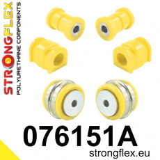 076151A: Strongflex Sada silentbloků předního zavěšení varianta SPORT