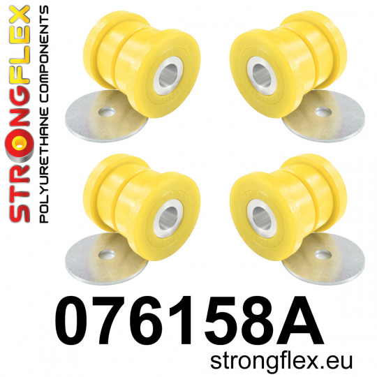 076158A: Strongflex Sada silentbloků zadního nosníku varianta SPORT