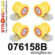 076158B: Strongflex Sada silentbloků zadního nosníku