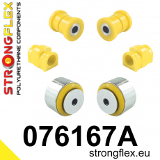 076167A: Strongflex Sada silentbloků předního zavěšení varianta SPORT