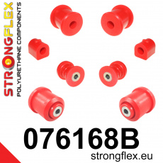 076168B: Strongflex Sada silentbloků předního zavěšení a zadního nosníku