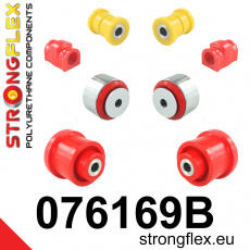 076169B: Strongflex Sada silentbloků předního zavěšení a zadního nosníku