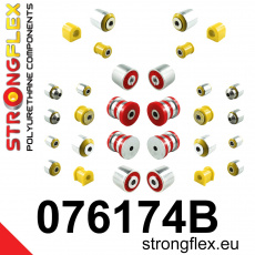 076174B: Strongflex Kompletní sada silentbloků zavěšení 076174B: Strongflex Kompletní sada silentbloků zavěšení