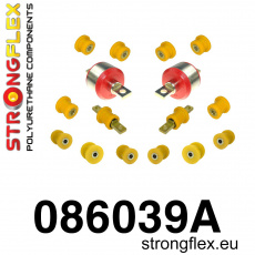 086039A: Strongflex Sada silentbloků zadního zavěšení varianta SPORT