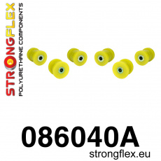 086040A: Strongflex Sada silentbloků zadního spodního ramene varianta SPORT
