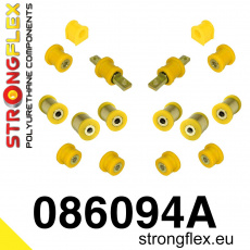 086094A: Strongflex Sada silentbloků zadního zavěšení bez silentbloku zadního uložení ramene varianta SPORT