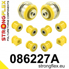 086227A: Strongflex Sada silentbloků zadního zavěšení varianta SPORT