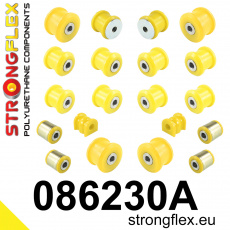 086230A: Strongflex Sada silentbloků zadního zavěšení varianta SPORT