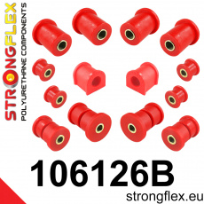 106126B: Strongflex Sada silentbloků předního zavěšení z polyuretanu
