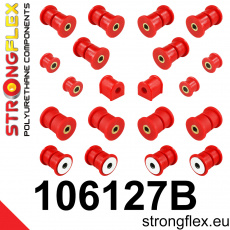 106127B: Strongflex Sada silentbloků zadního zavěšení z polyuretanu