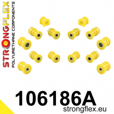 106186A: Strongflex Sada silentbloků zadního zavěšení varianta SPORT