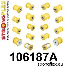 106187A: Strongflex Sada silentbloků zadního zavěšení varianta SPORT