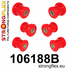 106188B: Strongflex Sada silentbloků zadního nosníku