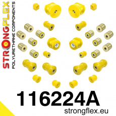 116224A: Strongflex Kompletní sada silentbloků pro zavěšení varianta SPORT