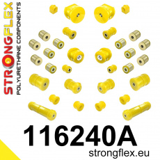 116240A: Strongflex Kompletní sada silentbloků pro zavěšení varianta SPORT