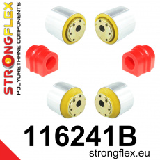 116241B: Strongflex Sada silentbloků předního zavěšení