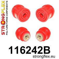 116242B: Strongflex Sada silentbloků zadního nosníku