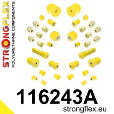 116243A: Strongflex Kompletní sada silentbloků pro zavěšení varianta SPORT