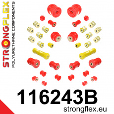 116243B: Strongflex Kompletní sada silentbloků pro zavěšení