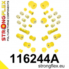 116244A: Strongflex Kompletní sada silentbloků pro zavěšení varianta SPORT