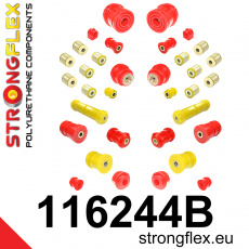 116244B: Strongflex Kompletní sada silentbloků pro zavěšení