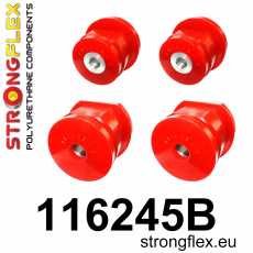 116245B: Strongflex Sada silentbloků zadního nosníku