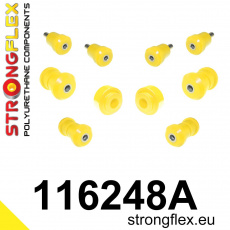 116248A: Strongflex Sada silentbloků předního zavěšení varianta SPORT