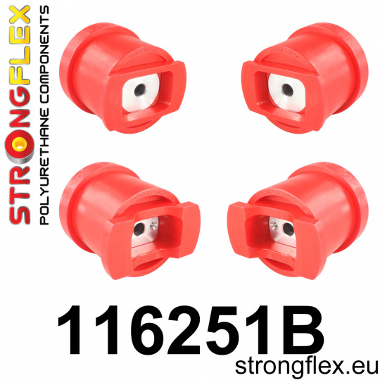 116251B: Strongflex Sada silentbloků předního nosníku